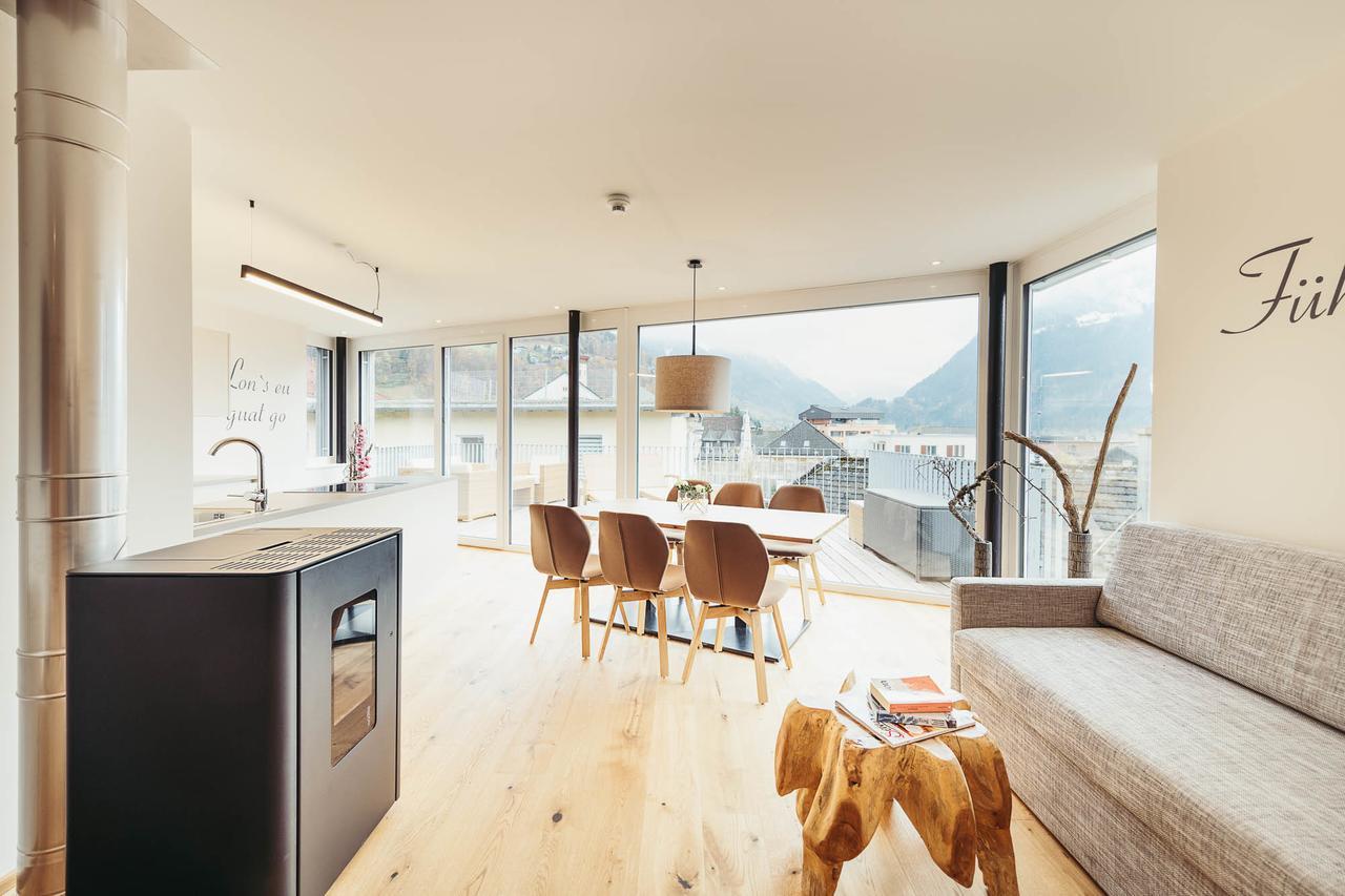 Adler Alpen Apartments 施伦斯 外观 照片