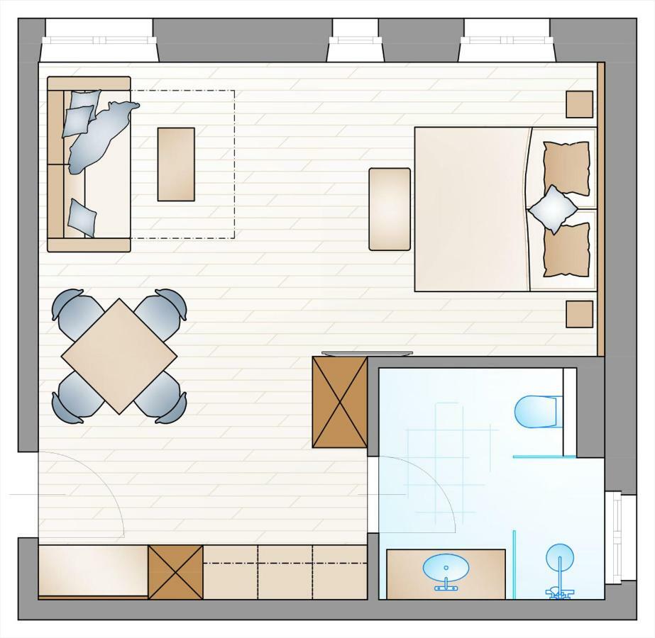 Adler Alpen Apartments 施伦斯 外观 照片